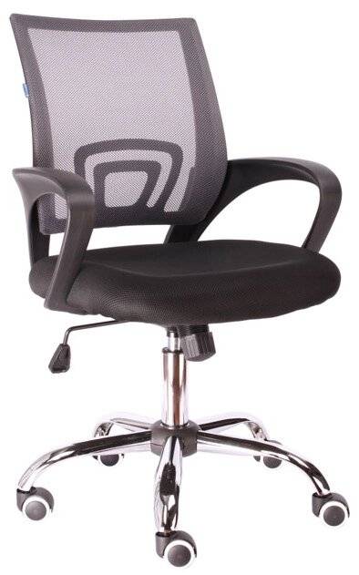 Офисное кресло EP 696, ткань/сетка, серый