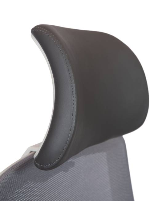 Кресло офисное / Моно грэй / Mono grey / серый пластик / серая ткань / серая сетка