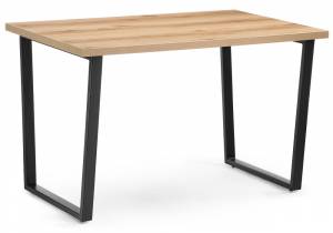 Лота Лофт 120х74х75 25 мм дуб вотан / матовый черный