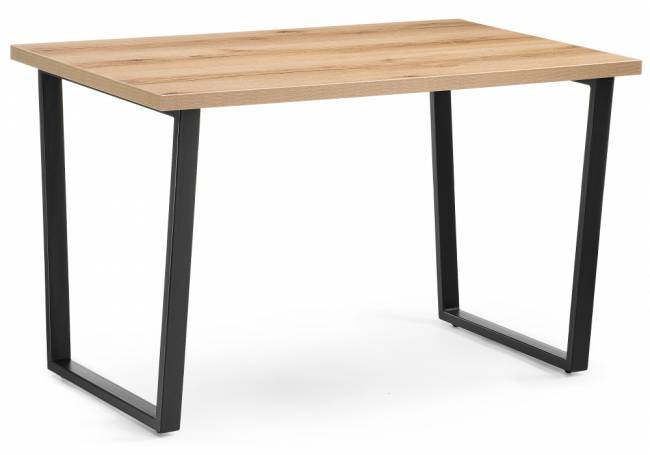 Лота Лофт 120х74х75 25 мм дуб вотан / матовый черный