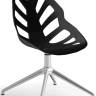 Стул офисный пластиковый Ninja L черный 700х700х840 мм