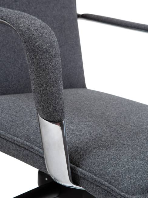 Кресло офисное / Паркер LB фабрик / Parker LB fabric / серый войлок / алюминиевая база Кресло офисное / Паркер LB фабрик / Parker LB fabric / серый войлок / алюминиевая база