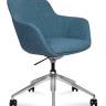Кресло офисное / Корфу / Corfu  / ткань бирюзовый /алюминиевая база