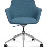 Кресло офисное / Корфу / Corfu  / ткань бирюзовый /алюминиевая база
