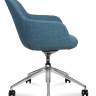 Кресло офисное / Корфу / Corfu  / ткань бирюзовый /алюминиевая база