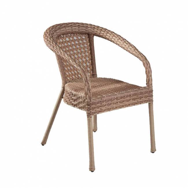 Комплект мебели из искусственного ротанга Camellia, капучино