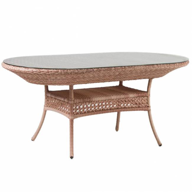 Комплект мебели из искусственного ротанга Camellia, капучино