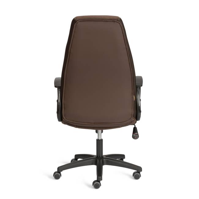 Кресло INTER (24) кож/зам/флок/ткань, коричневый, 36-36/6/TW-24 коричневый кож/зам/флок/ткань