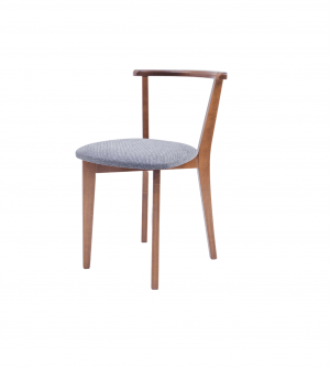 Стул Франк ПМ орех/графит рогожка