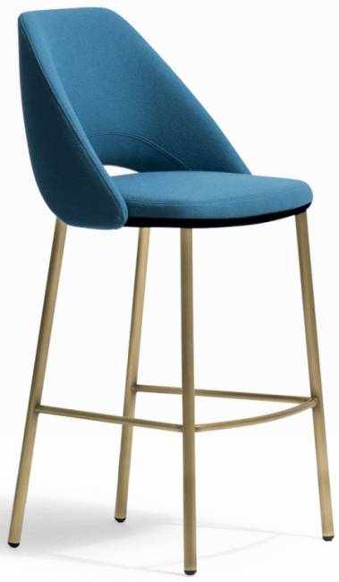 Стул барный с обивкой Vic 530х540х1100 мм