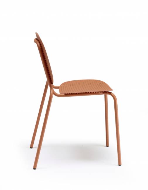 Стул металлический Si-Si Dots терракотовый 500х550х800 мм