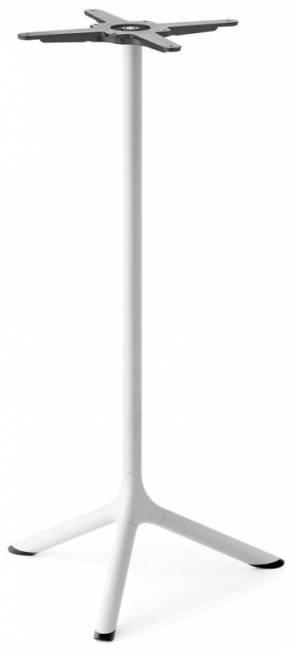 Подстолье металлическое барное Tripe белый Ø610х1090 мм Подстолье металлическое барное Tripe белый Ø610х1090 мм