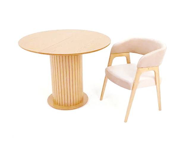 Стол Пурр К 90 натур