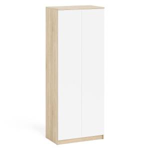 Шкаф двухдверный Мори МШ800.1 цвет дуб сонома/белый