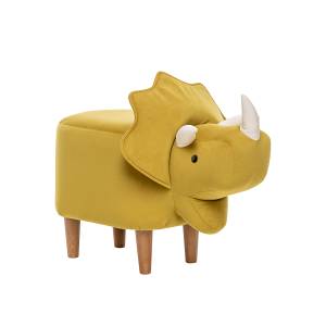 Пуф Leset Dino COMBI V28 желтый, компаньон V01 белый Бук