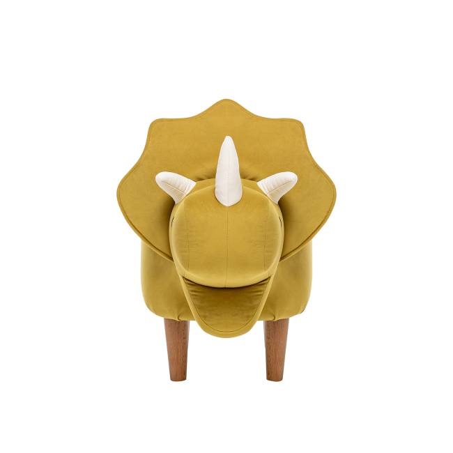 Пуф Leset Dino COMBI V28 желтый, компаньон V01 белый Бук