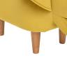 Пуф Leset Dino COMBI V28 желтый, компаньон V01 белый Бук