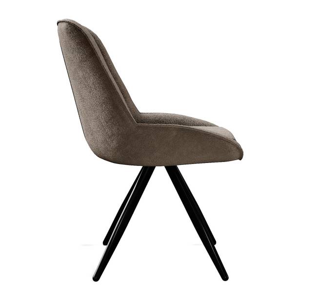 Стул DikLine 504 поворотный BL05 капучино, ножки черные