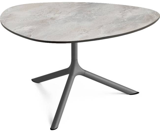 Столик ламинированный кофейный Tripe Maxi антрацит, каменный 830х830х510 мм Столик ламинированный кофейный Tripe Maxi антрацит, каменный 830х830х510 мм