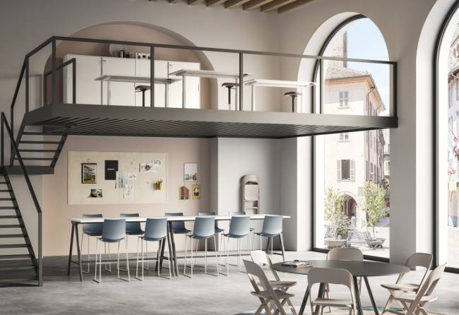 Стол ламинированный с регулировкой высоты Azione 1800х900х620-1270 мм