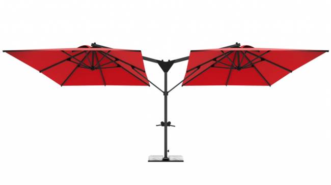 Зонт профессиональный двухкупольный 6х4 м Double Banana T 6000х4000 мм