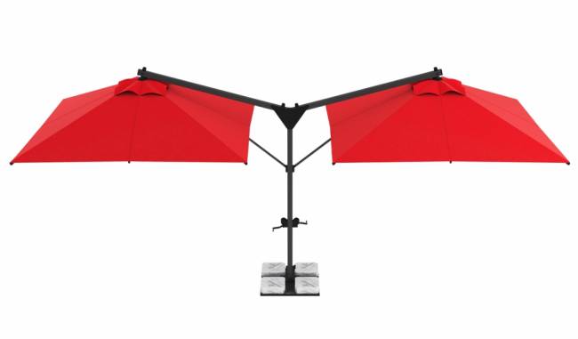 Зонт профессиональный двухкупольный 6х4 м Double Banana T 6000х4000 мм