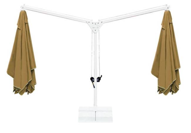 Зонт профессиональный двухкупольный 6х4 м Double Banana T 6000х4000 мм