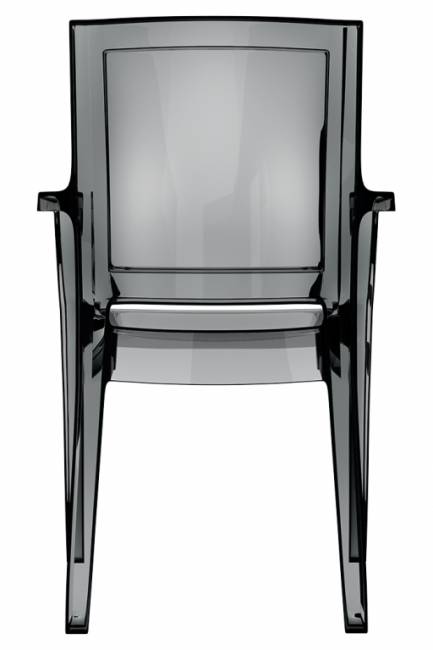 Кресло прозрачное Arthur черный 560х600х910 мм