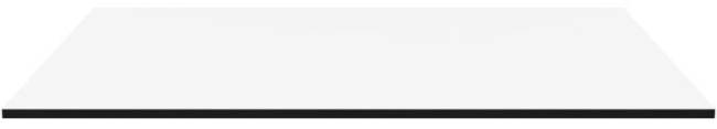 Столешница квадратная Air Table белый 800х800х12 мм