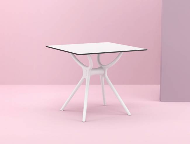 Столешница квадратная Air Table белый 800х800х12 мм