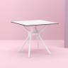 Столешница квадратная Air Table белый 800х800х12 мм