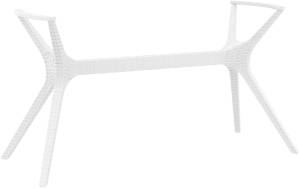 Подстолье пластиковое плетеное Ibiza Legs XL белый 1585х580х725 мм
