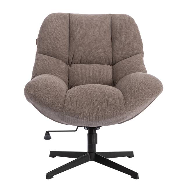 Кресло Релакс/Relax с пуфом велюр/букле (HYP), бежевый бежевый велюр/букле (HYP)