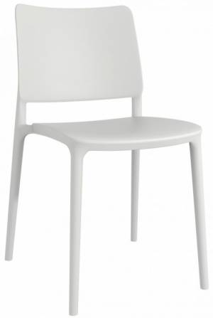 Стул пластиковый Joy-S белый 490х535х795 мм