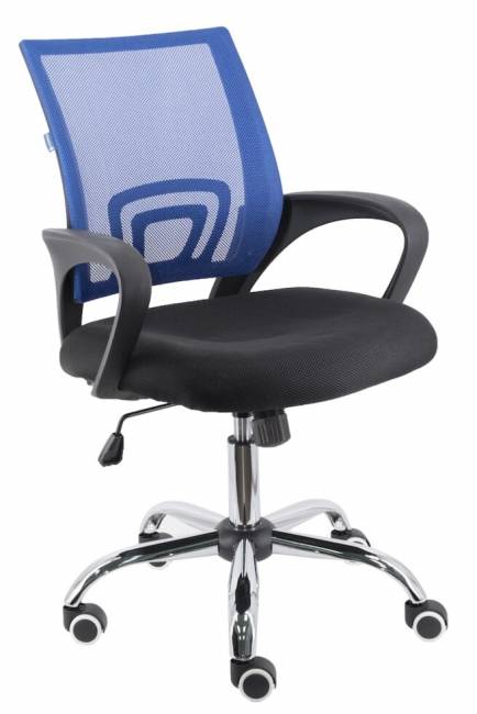 Офисное кресло EP 696, ткань/сетка, синий
