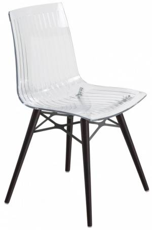 Стул прозрачный X-Treme-S Wox Beech Wood венге, прозрачный 470х500х840 мм