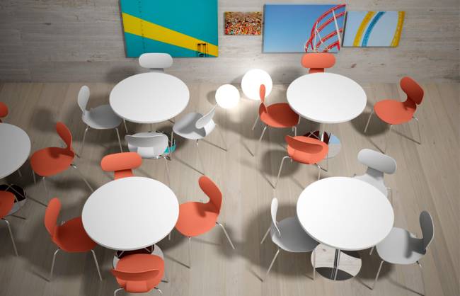 Стул пластиковый Yugo-S белый 488х523х783 мм