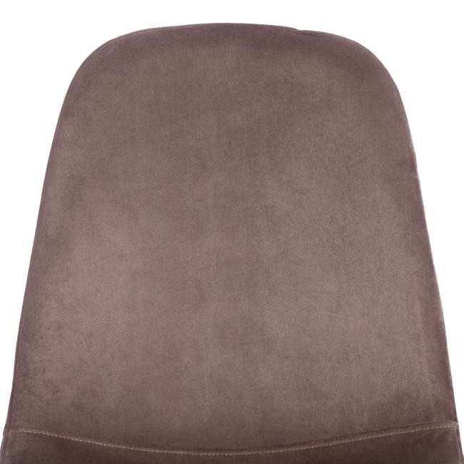 Стул BREEZE (mod. 4724) серо-бежевый/натуральное дерево металл/вельвет