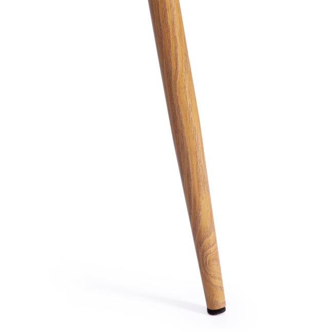 Стул BREEZE (mod. 4724) серо-бежевый/натуральное дерево металл/вельвет