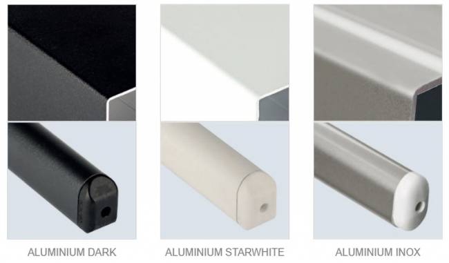 Зонт профессиональный 3.5х3.5 м Galileo Dark антрацит, слоновая кость 3500х3500 мм