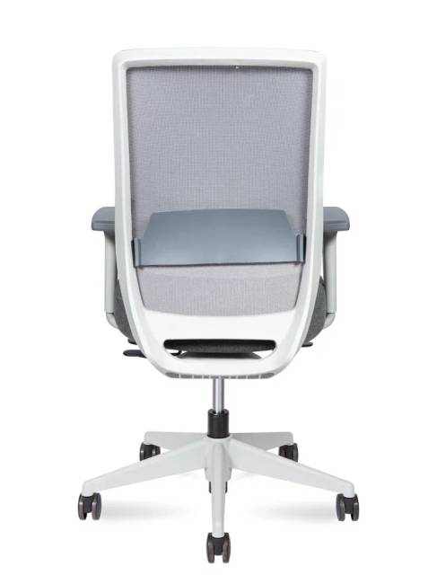 Кресло офисное / Моно грэй LB / Mono grey LB  / серый пластик / серая ткань / серая сетка