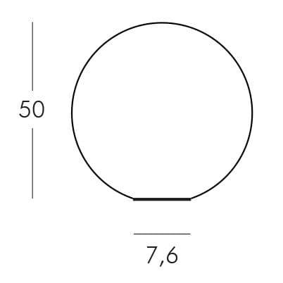 Светильник пластиковый Шар 50 Globo Lighting LED белый Ø500х500 мм Светильник пластиковый Шар 50 Globo Lighting LED белый Ø500х500 мм