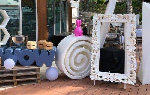 Пуф пластиковый Summertime Standard 1290х1200х430 мм