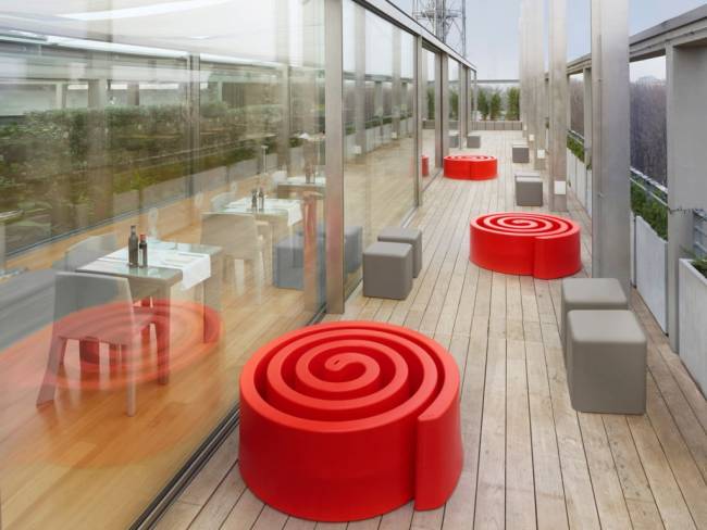 Пуф пластиковый Summertime Standard 1290х1200х430 мм