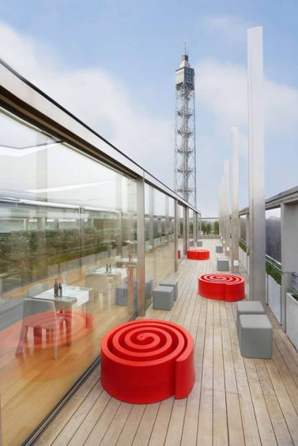 Пуф пластиковый Summertime Standard 1290х1200х430 мм