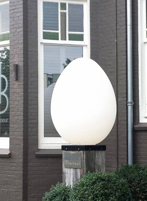 Светильник пластиковый Яйцо Dino Lighting IN белый Ø1170х1600 мм