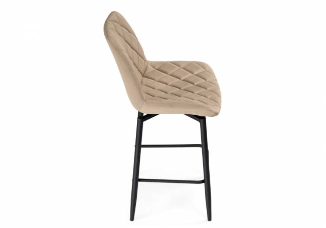 Барный стул Баодин К Б/К крутящийся бежевый / черный