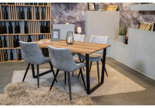 Лота Лофт 140 25 мм дуб вотан / черный матовый