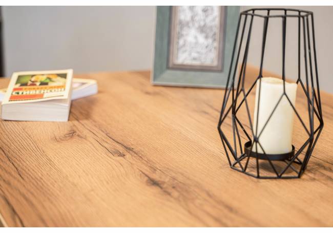 Лота Лофт 140 25 мм дуб вотан / черный матовый