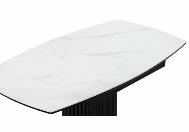 Фестер 140(180)х80 белый мрамор snow white / черный